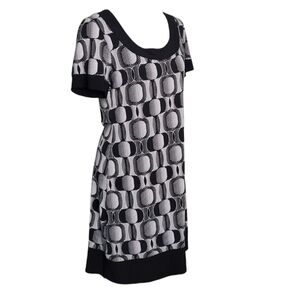 Black & White Geometric Dress